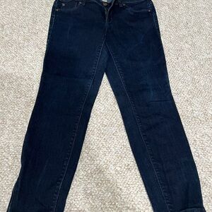 LOFT Dark Blue Straight Leg Jeans